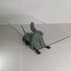 Bronzen Sfinxtafel Met Glazen Blad thumbnail 10