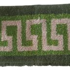 Vintage Groen Deurtapijt. thumbnail 3