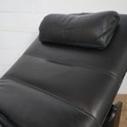 Adjustable Italian Leather Lounge Chair thumbnail 8