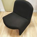 Vintage Giancarlo Piretti Alky Fauteuil Stoel Zwart thumbnail 12