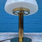 Vintage Glazen Tafellamp, Deens Design thumbnail 6