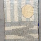 Vintage Smyrna Wandkleed Zon - Blauw, Geel thumbnail 9