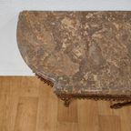 Barok Rococo Wandconsole Sidetable Met Marmer Blad En Spiegel 05 thumbnail 16