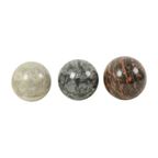 Set Van 3 Grote Gepolijste Bollen Marmeren Ballen Natuursteen thumbnail 8