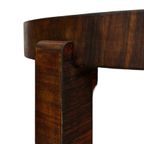 Art Deco Eiken Bijzettafel Ingelegd Blad Design Coromandel thumbnail 23