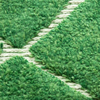 HKLIVING Handgeknoopt Wollen Vloerkleed Groen thumbnail 3