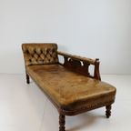 Prachtige Antieke Chaise Lounge Sofa / Daybed thumbnail 3