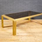 Coffee Table Made Of Brass And Glass From The 60S. thumbnail 5