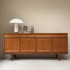 Vintage Houten Dressoir / Sideboard Met Deuren En Lades thumbnail 6