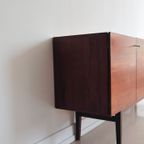 Vintage Deens Dressoir Zwart Wit Lades thumbnail 10