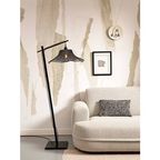 Good&mojo Vloerlamp Ibiza - Bamboe Zwart - 77x50x150cm thumbnail 10