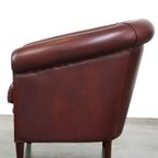 Nette Hoogwaardige Rundleren Clubfauteuil In Klassiek Engelse Stijl thumbnail 6