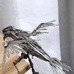 Scrap Metal Art, Vogel/Arend Kunst Van Gerecycled Materiaal. thumbnail 7