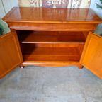 Klassiek Engels Commode, Dressoir, Wandconsole Hele Lichte Gebruikerssporen Afm. 123x52cm En 90cm Hoog. thumbnail 7