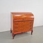 Vintage Rolbureau Egon Ostergaard Secretair '60 Zweden Desk thumbnail 5