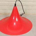 Vintage Heksenhoed Lamp Hanglamp, Rood thumbnail 7