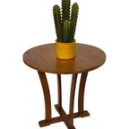 Art Deco Bijzettafel Eiken Jaren 50 Design Minimalisch thumbnail 4