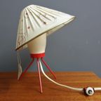 Rare Small Table Lamp Czech Design 1950S thumbnail 7