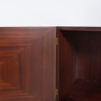 Vintage Unique Bar Cabinet With Brass Markings thumbnail 10