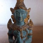 Brons Vergulde Thaise Boedha/tempelwachter thumbnail 6