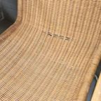 Set Van 4 Vintage Riet En Chroom Design Eetkamerstoelen thumbnail 17