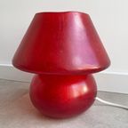 Vintage Fiberglas Mushroom Tafellamp | Kerst thumbnail 5