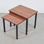 Vintage 2 Bijzettafel Nesting Pastoe Mimiset ´60 Mid Century thumbnail 2