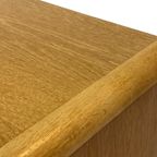 Vintage Minimalistische Eikenhouten Salontafel 80's Design thumbnail 9