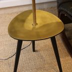 Mid-Century Vloerlamp Met Statiefplank thumbnail 7