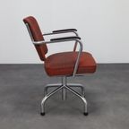 Bureaustoel Met Voetenbankje Paul Schuitema Fana 1960s thumbnail 2