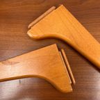 Vintage Wandrek Geheel Van Kersenhout - 3 Planken thumbnail 7