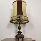 Vintage Messing Schemerlamp, Tafellamp, Lamp thumbnail 4