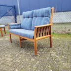 Vintage Eetkamerset - 3 Stoelen Pj Denmark + 1 Bankje Schou Andersen thumbnail 18