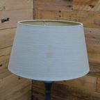Staande Vloerlamp Met Houten Poot Geschilderd thumbnail 3