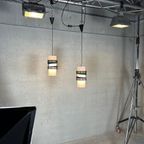 2x Vintage Opaline Design Hanglampen thumbnail 10