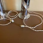 Set Vintage Tafellampen Spiraal Lampen Jaren 70 thumbnail 2