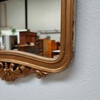Vintage, Antieke Wandconsole Sidetable, Wandtafel Met Marmer Blad En Spiegel thumbnail 14