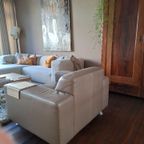 Loveseat, Leer, In Zeer Goede Staat thumbnail 5