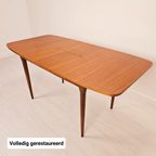 Vintage Uitschuifbare Eettafel | Deens Design | Teak | 1960S | Volledig Gerestaureerd thumbnail 2