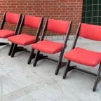 Vintage Stoelen Eetkamerstoelen Set Van 4 thumbnail 12