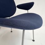 Donkerblauwe Kembo Fauteuil Van W.h. Gispen, Na 2000 thumbnail 7