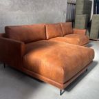 !!Actie!! Livin24 Hoekbank Denver Cognac thumbnail 2