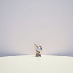 Porseleinen Beeld Vogel Vleugels Tak Bruin thumbnail 2