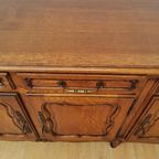 Groot Vintage Landelijk Dressoir Wandkast Buffetkast Ladekast thumbnail 11
