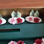 Complete Set Van 8 Porseleinen Plaats Kaarthouders In Originele Doos Crown Staffordshire thumbnail 7