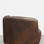 Tijdloze En Exclusieve Rundleren Aviator Design Fauteuil Met Een Unieke Kleurstelling thumbnail 3