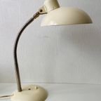 Sis Wit Metalen Bureaulamp , Jaren 60 thumbnail 7