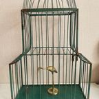 Antieke Metalen Vogelkooi thumbnail 4