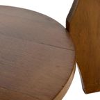 Art Deco Plantentafeltje Bijzettafeltje Eikenhouten Jaren 50 thumbnail 18