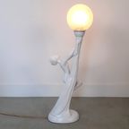 Jaren 70-80 Art Deco Tafellamp Vrouw -(nn43) thumbnail 3